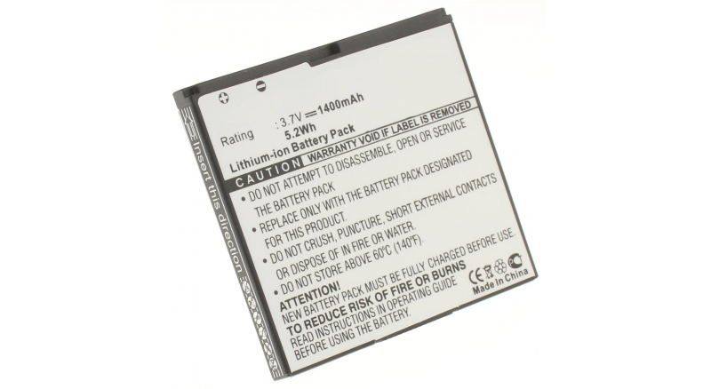 Аккумуляторная батарея iBatt iB-M168 для телефонов, смартфонов HuaweiЕмкость (mAh): 1400. Напряжение (V): 3,7