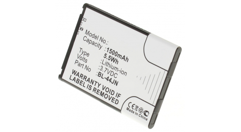 Аккумуляторная батарея iBatt iB-M344 для телефонов, смартфонов LGЕмкость (mAh): 1500. Напряжение (V): 3,7