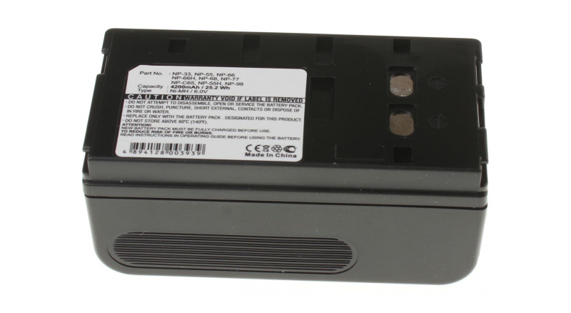 Аккумуляторная батарея iBatt iB-F381 для фотокамер и видеокамер GrundigЕмкость (mAh): 4200. Напряжение (V): 6