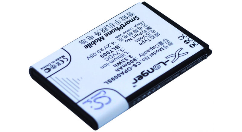 Аккумуляторная батарея iBatt iB-M2427 для телефонов, смартфонов OPPOЕмкость (mAh): 900. Напряжение (V): 3,7