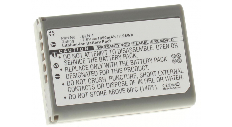 Аккумуляторная батарея iBatt iB-F211 для фотокамер и видеокамер OlympusЕмкость (mAh): 1050. Напряжение (V): 7,6