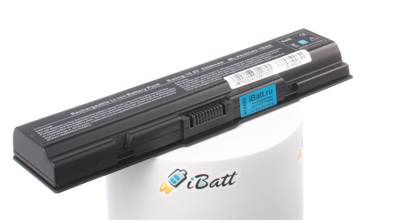 Аккумуляторная батарея iBatt iB-A455H для ноутбука ToshibaЕмкость (mAh): 5200. Напряжение (V): 10,8