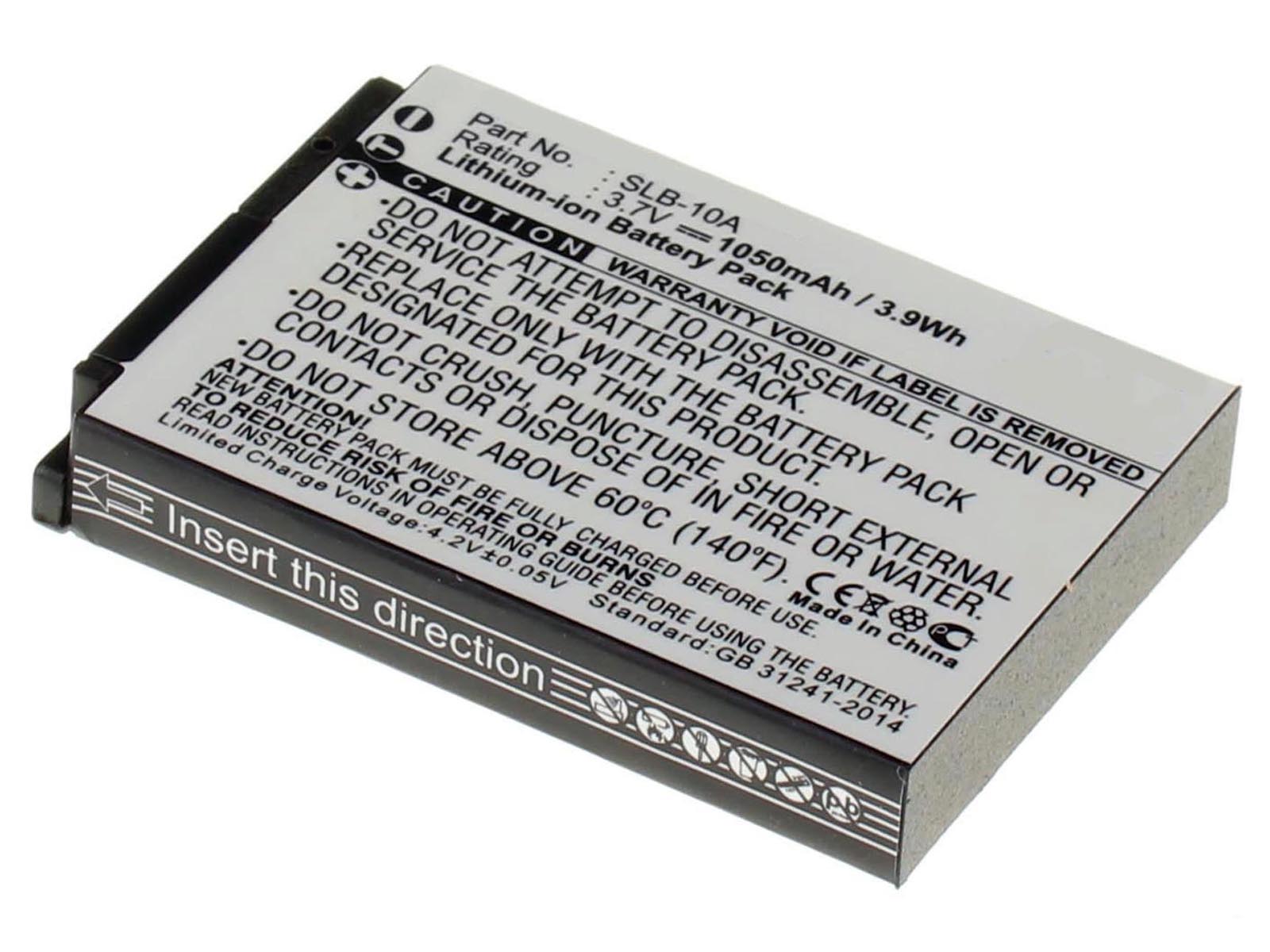 Аккумуляторная батарея SLB-10A для фотоаппаратов и видеокамер Praktica. Артикул iB-F394.Емкость (mAh): 1050. Напряжение (V): 3,7