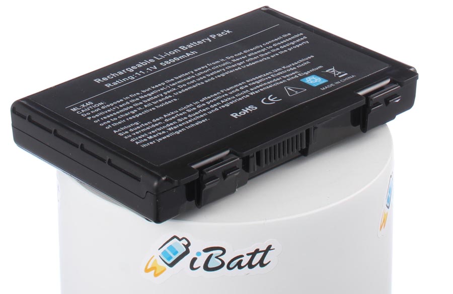 Аккумуляторная батарея CS-AUF82NB для ноутбуков Asus. Артикул iB-A145X.Емкость (mAh): 6800. Напряжение (V): 11,1