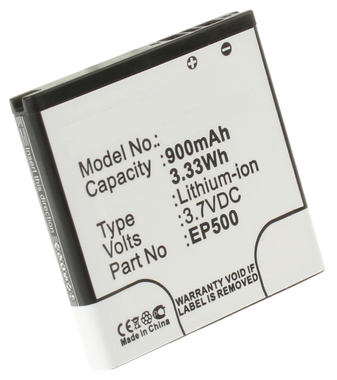 Аккумуляторная батарея EP500 для телефонов, смартфонов Sony Ericsson. Артикул iB-M319.Емкость (mAh): 900. Напряжение (V): 3,7