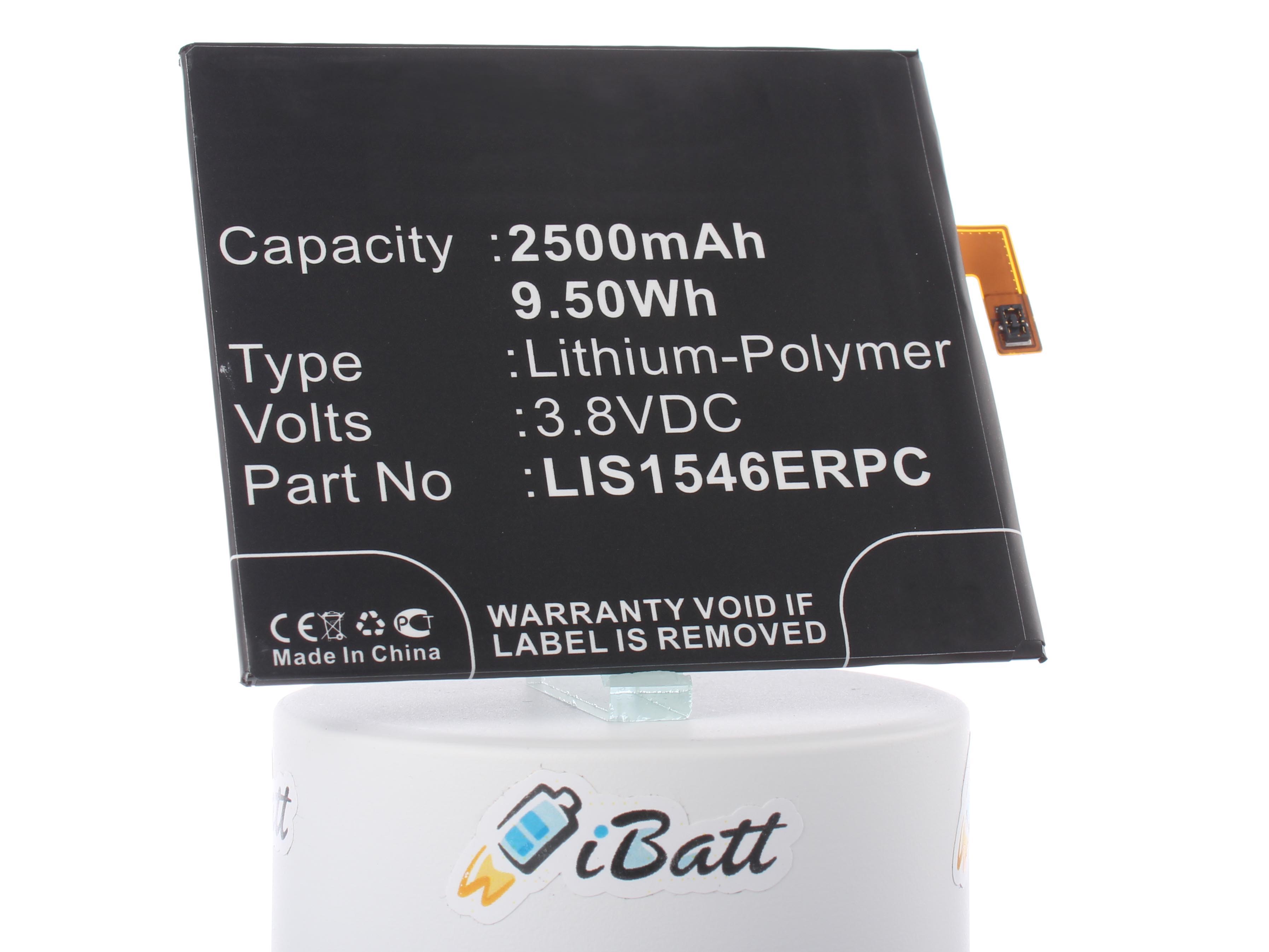Аккумуляторная батарея iBatt iB-M805 для телефонов, смартфонов SonyЕмкость (mAh): 2500. Напряжение (V): 3,8