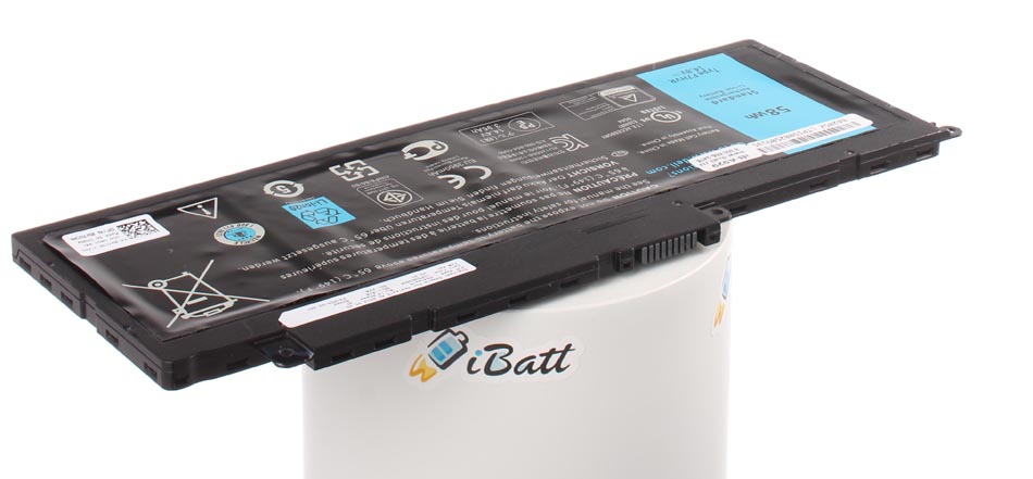 Аккумуляторная батарея для ноутбука Dell Inspiron 15-7537. Артикул iB-A929.Емкость (mAh): 3900. Напряжение (V): 14,8