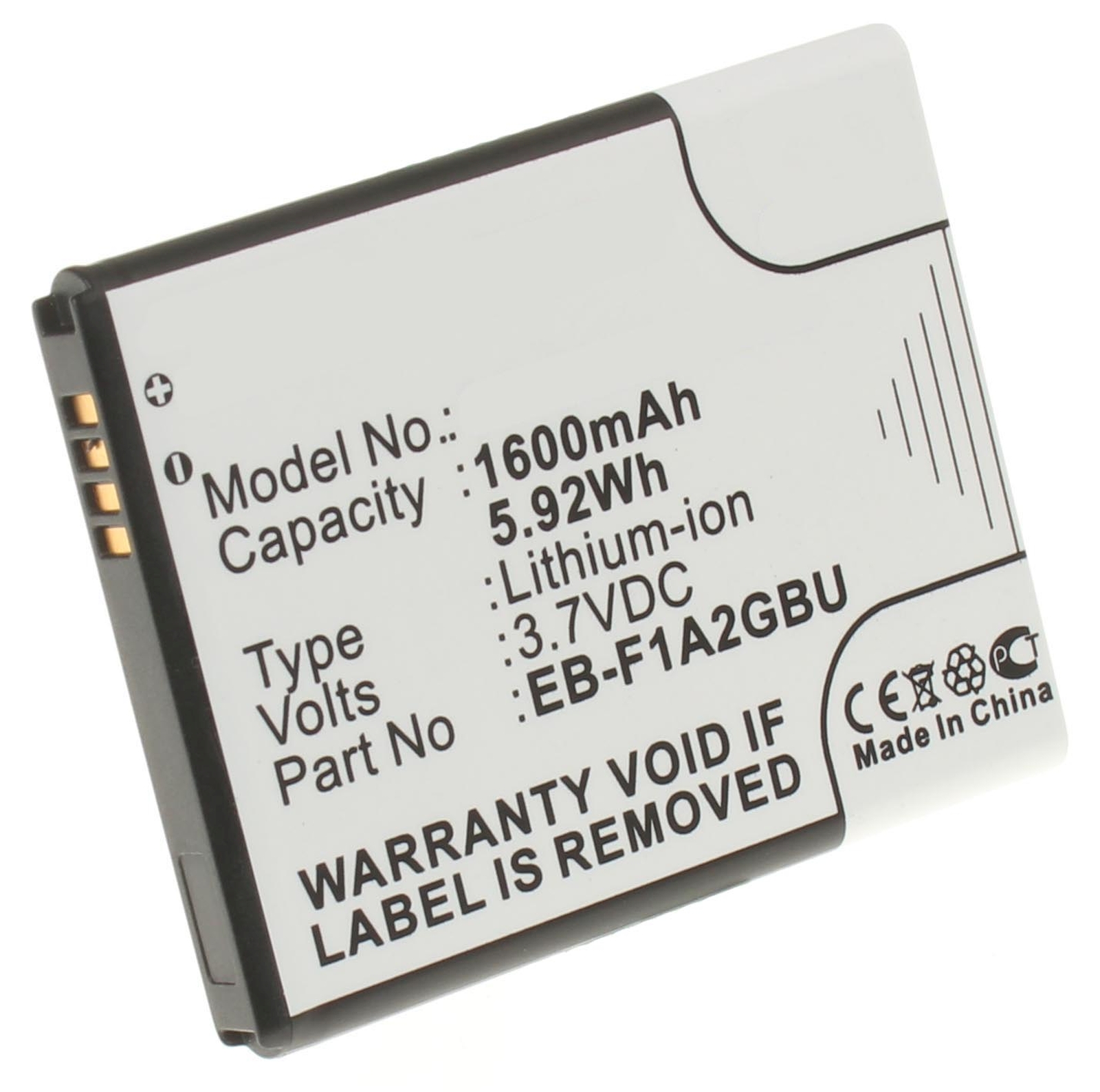 Аккумуляторная батарея EB-L102GBK для телефонов, смартфонов T-Mobile. Артикул iB-M328.Емкость (mAh): 1600. Напряжение (V): 3,7