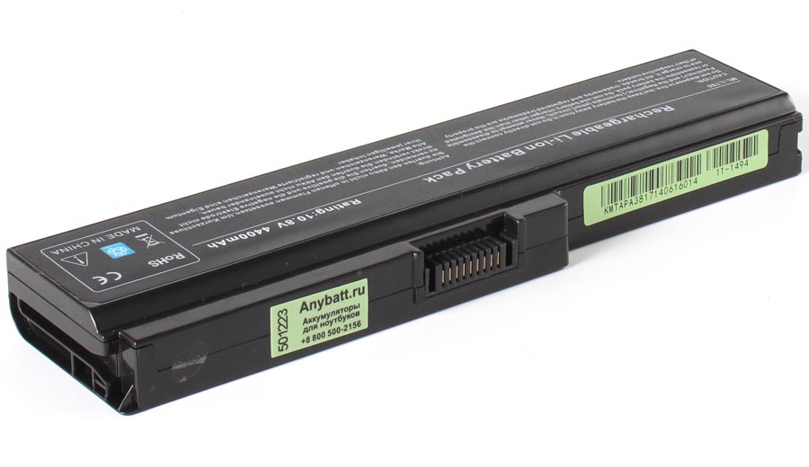 Аккумуляторная батарея iBatt 11-1494 для ноутбука ToshibaЕмкость (mAh): 4400. Напряжение (V): 10,8