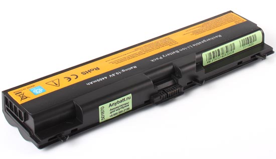 Аккумуляторная батарея для ноутбука IBM-Lenovo ThinkPad SL510 NSL8PRT. Артикул 11-1430.Емкость (mAh): 4400. Напряжение (V): 10,8