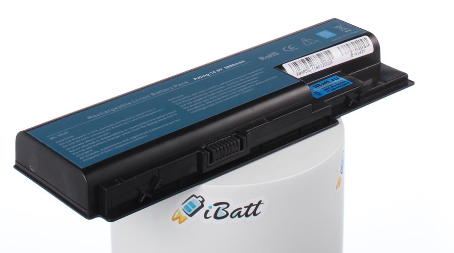 Аккумуляторная батарея ZD1 для ноутбуков Packard Bell. Артикул iB-A142X.Емкость (mAh): 5800. Напряжение (V): 14,8
